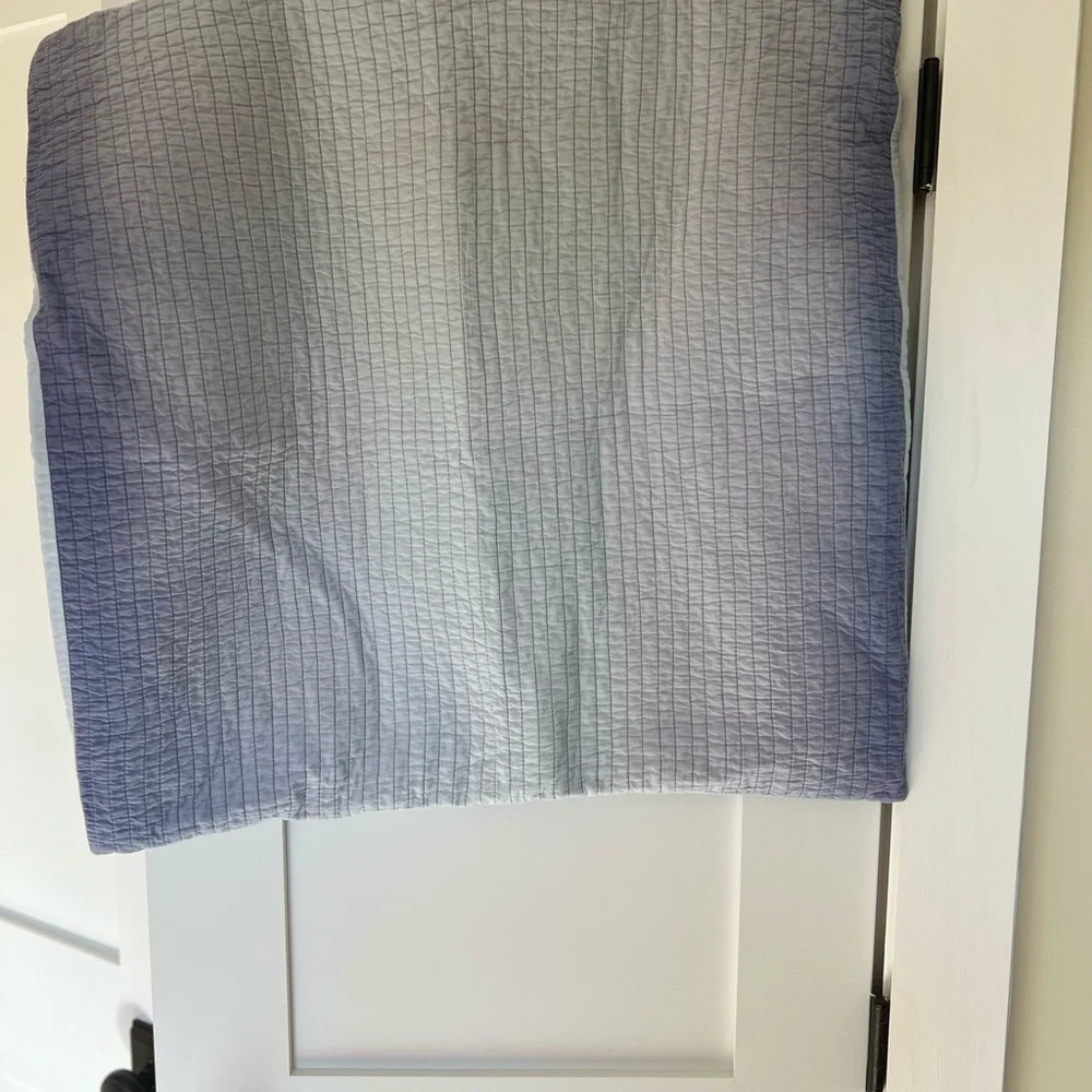 Restoration Hardware Blue Ombré European Shams